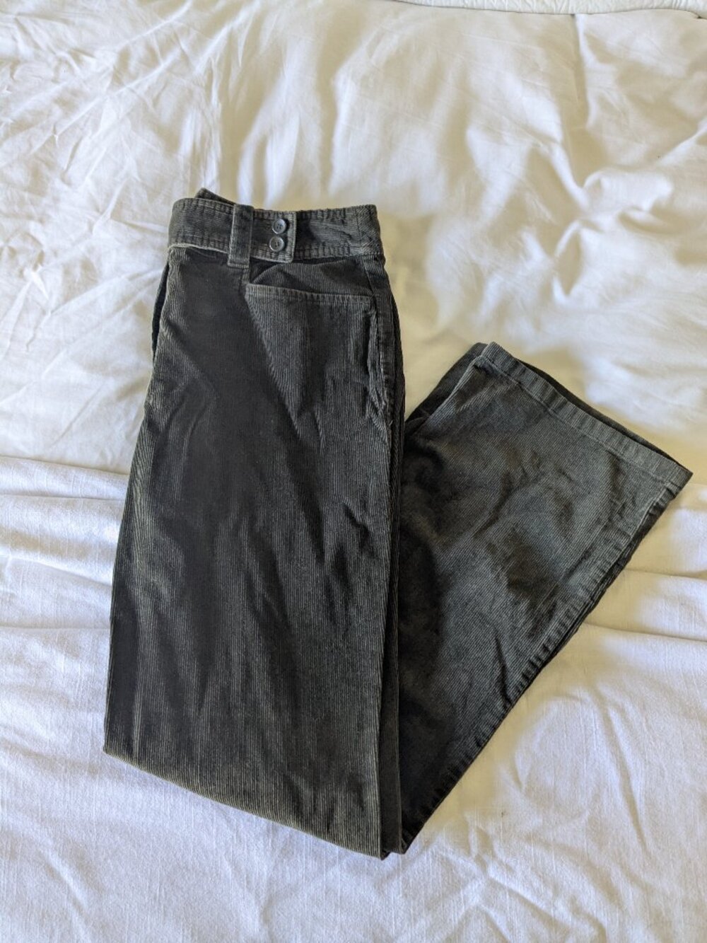 Talbots olive green corduroy pants